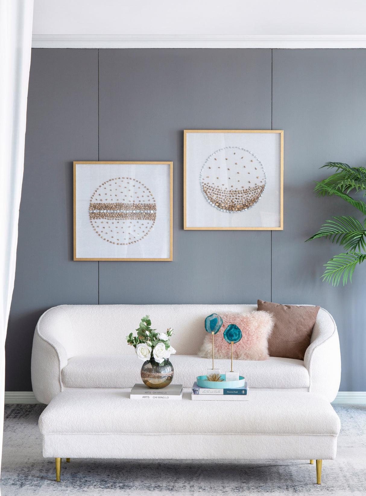 27.6x27.6" Shadow Box Wall Décor Set of 2