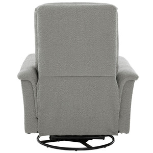 Manual Recliner Chair With 8 Point Massage And Swivel Function