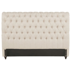 Devon 57-inch Upholstered Eastern King Headboard Beige