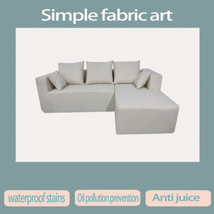 Modular Corner Sofa With Soft Fabric