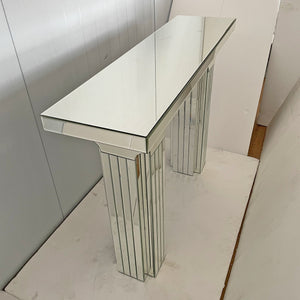 Mirrored Console Table Wide Bling