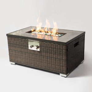 32" Propane Gas Fire Pit Table, 50000 BTU