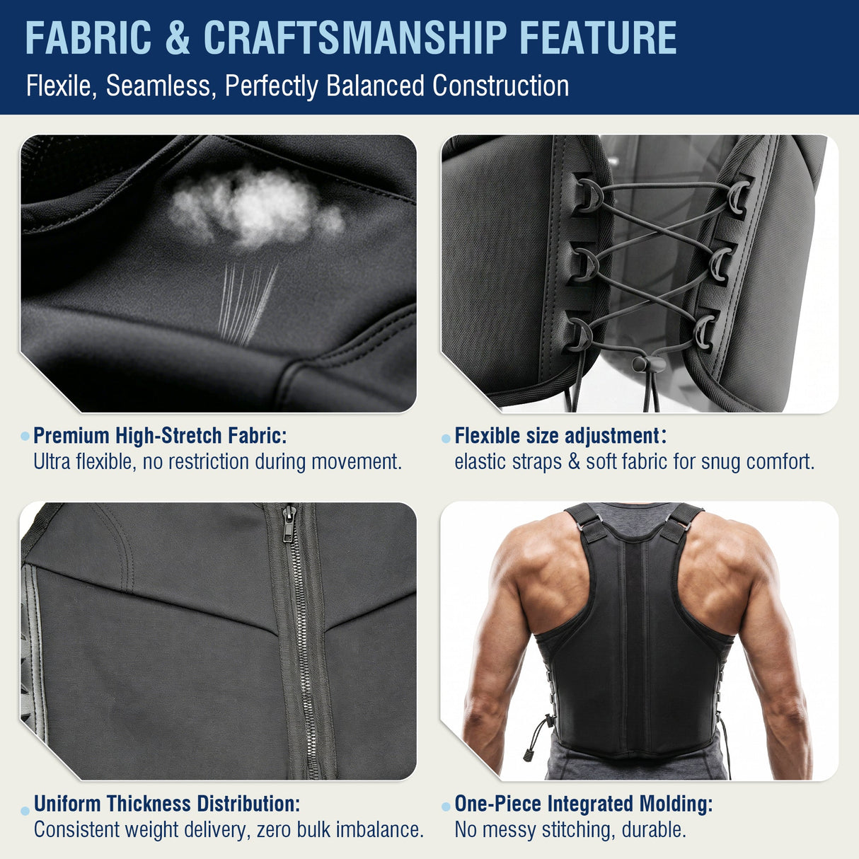 10LBS Adjustable Weighted Vest for Women