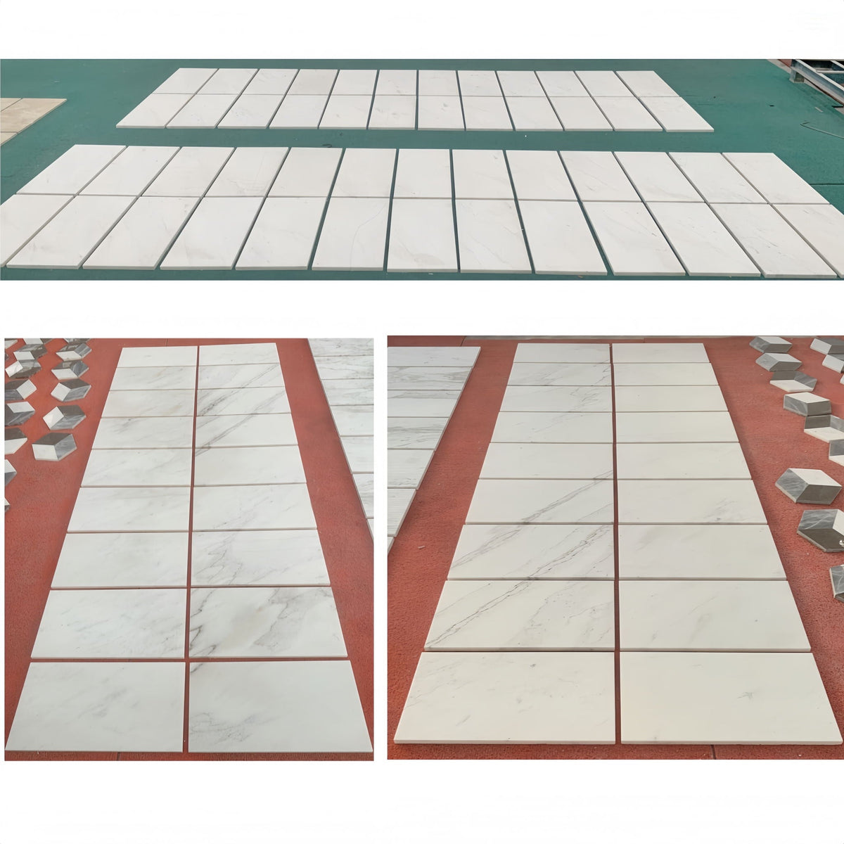 Textured Finished, 3D Tiles For Wall Decoration (Set of 4)