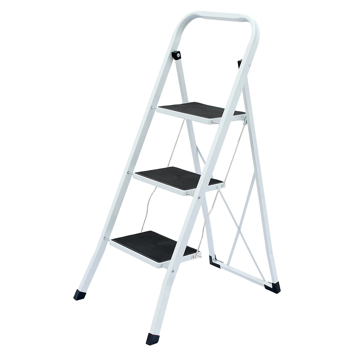 Lightweight Folding Step Stools with Anti-Slip Pedal - 330lbs Capacity