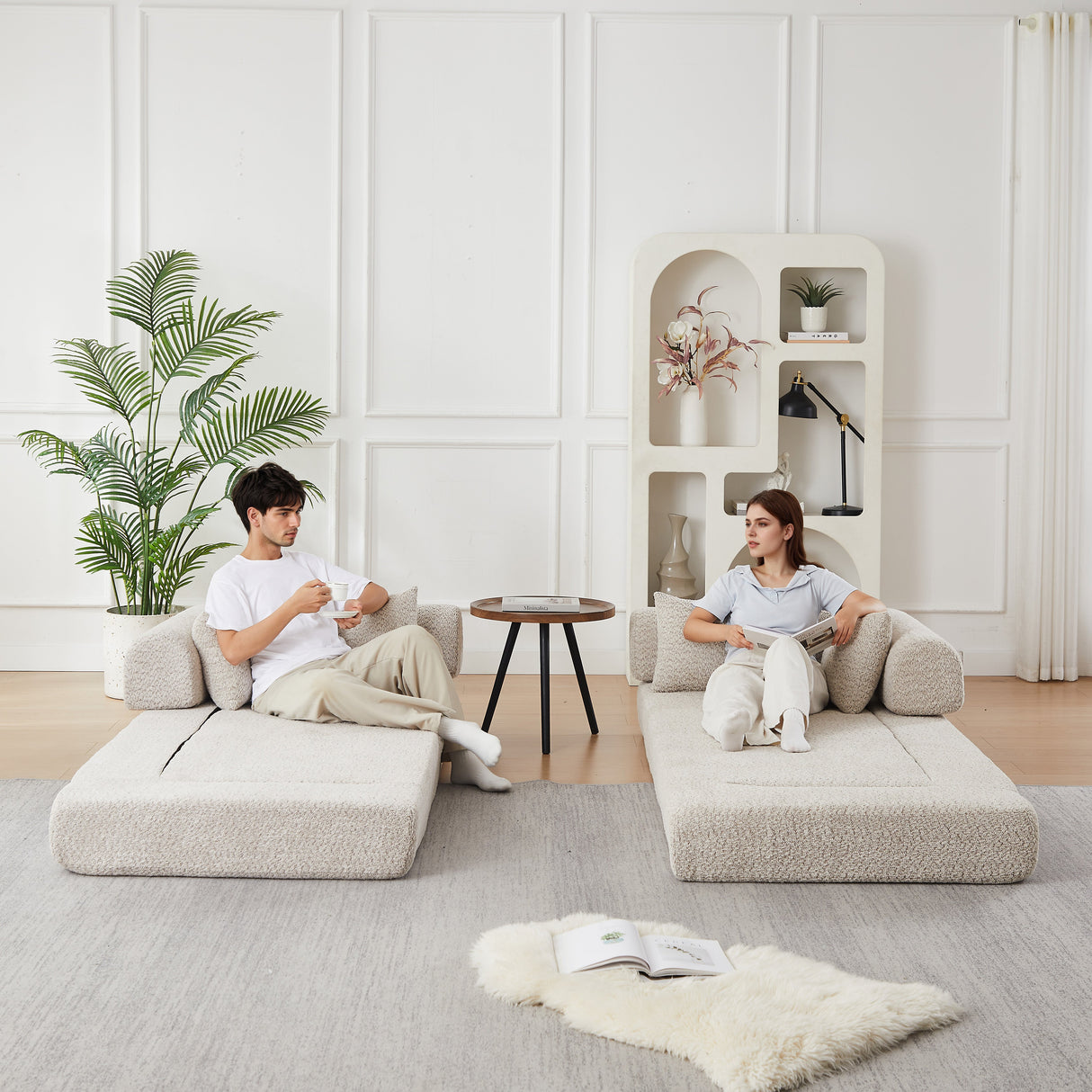 78.9-Inch Convertible Sleeper Sofa