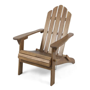 Aurascape Outdoor Acacia Wood Foldable Adirondack Chair