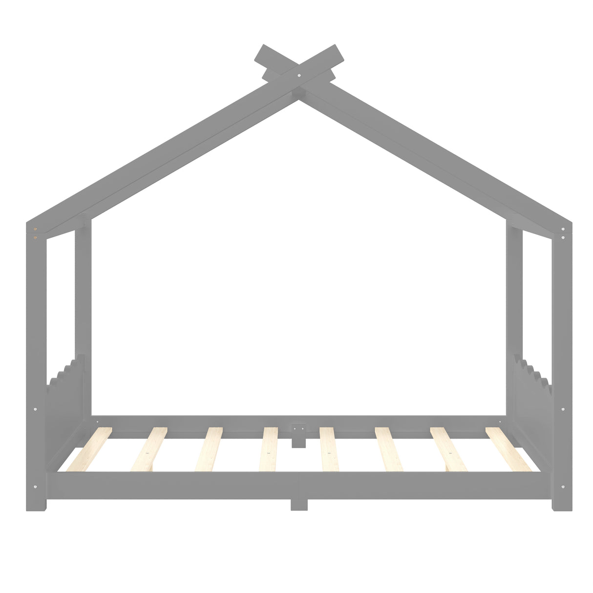Full House Floor Bed with Support Slats