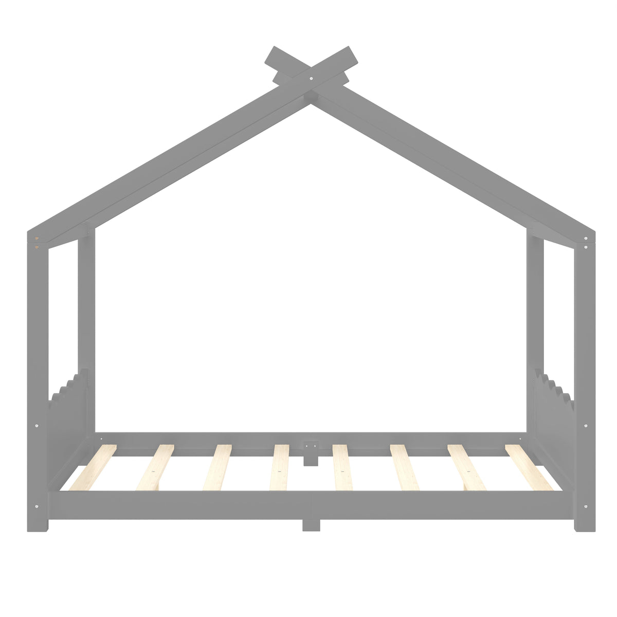 Full House Floor Bed with Support Slats