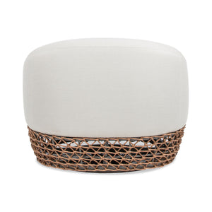 Willow - Upholstered Patio Deep Seating Armchair, Wicker Frame