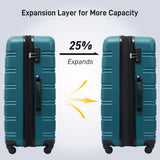 Hardshell Luggage Sets 3 Pcs Spinner Suitcase with TSA Lock