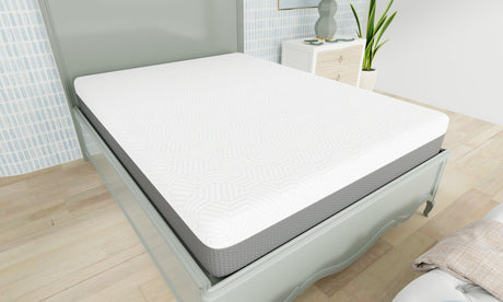Omne Fria 10" Medium Firm Memory Foam Mattress with cooling cover