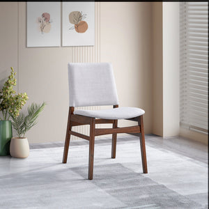 Gusto - Dining Chair (Set of 2) - Brown / Light Gray