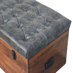 Solid Wood Storage Bench