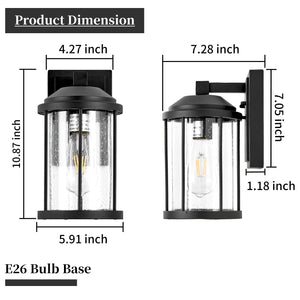 Outdoor Wall Sconces 2 Pack