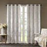 Ogee knitted jacquard total blackout curtain panel (only 1 pc panel)