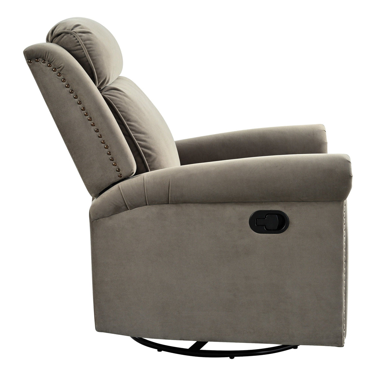 360 Degrees Swivel Recliner Manual Rocking Recliner Home With Adjustable Backrest