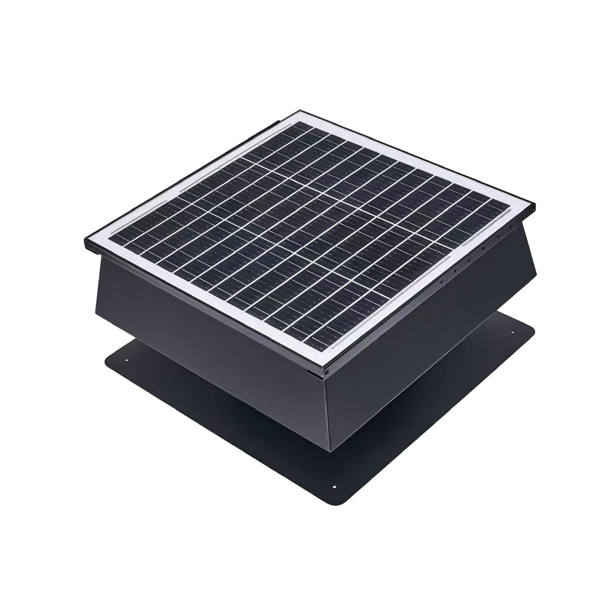 12 Inch Trapezoidal Adjustable Solar Roof Vent Fan