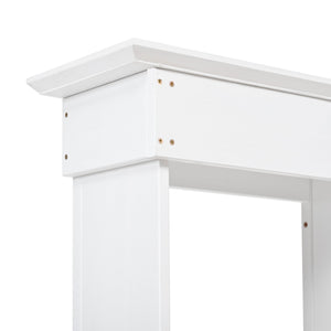 TOPMAX 65.7'' Tall Garden Potting Bench Table with Hutch