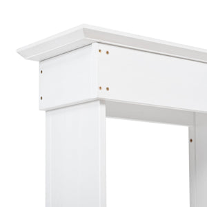 TOPMAX 65.7'' Tall Garden Potting Bench Table with Hutch