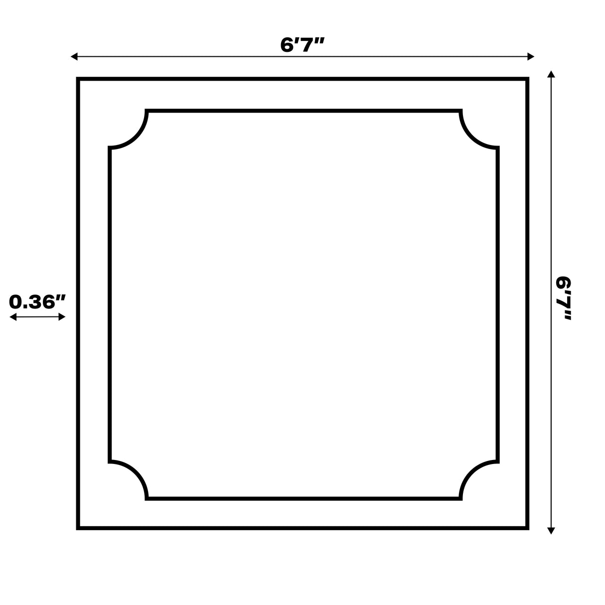Modern Persian Square Area Rug