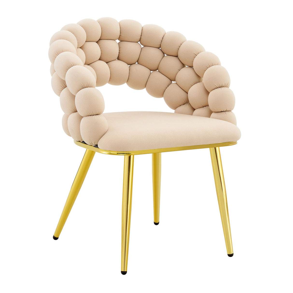 Puffy Bubble Ball Chain Chairs for Dining Room (Set of 2)