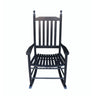 Wooden Porch Rocker Chair with Solid Wood Construction - Black or White