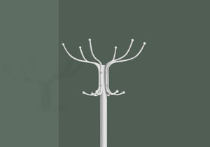 Coat Rack, Hall Tree, Free Standing, 12 Hooks, Entryway, 70"H, Umbrella Holder, Contemporary & Modern