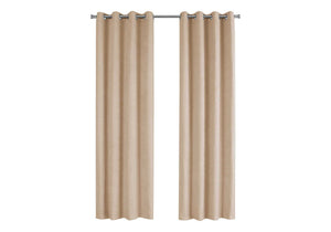 2 Pieces Set Curtain Panel Room Darkening Grommet