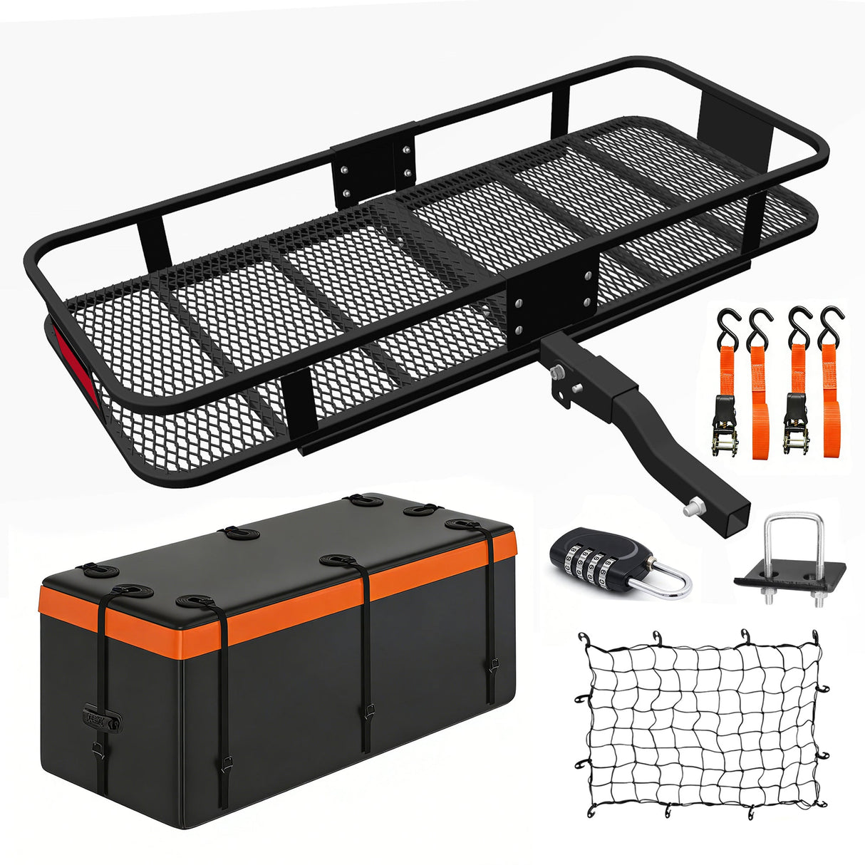 Heavy Duty Folding Hitch Mount Cargo Carrier