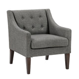 Contemporary Button Tufted Accent Chair