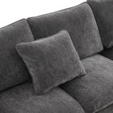 The Gwen Seven-Seat Modular Chenille Sectional