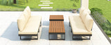 Outdoor Sectional Sofa Set with Adjustable Reclining Seats
