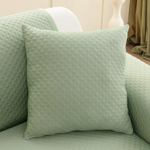 Non-Slip Diamond Quilted Sofa Cover, Separate Pieces Sectional Couch Protector