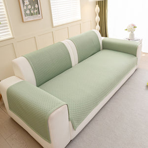 Non-Slip Diamond Quilted Sofa Cover, Separate Pieces Sectional Couch Protector