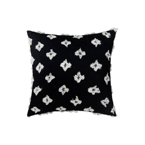 18''x18'' Tufted Floral 100% cotton Throw Pillow | 7 Colors – Textured Daisy Stitch Design | Boho Chic Couch & Bedroom Accent | Insert Included