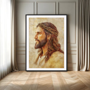 Spiritual Portrait Wall Art – Framed Inspirational Canvas