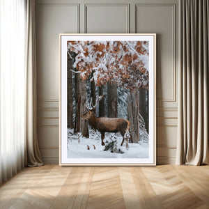 Serene Landscape Wall Art Canvas Print – Framed Winter