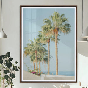 Tropical Ocean Canvas Print – Framed Beach Coastal Nautical