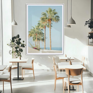 Tropical Ocean Canvas Print – Framed Beach Coastal Nautical