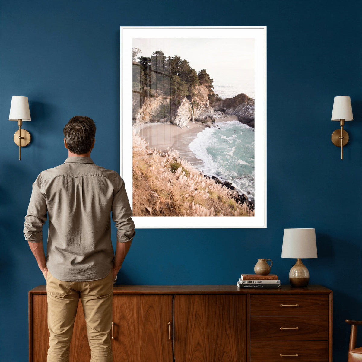 McWay Falls Canvas Wall Art, Big Sur California Photography