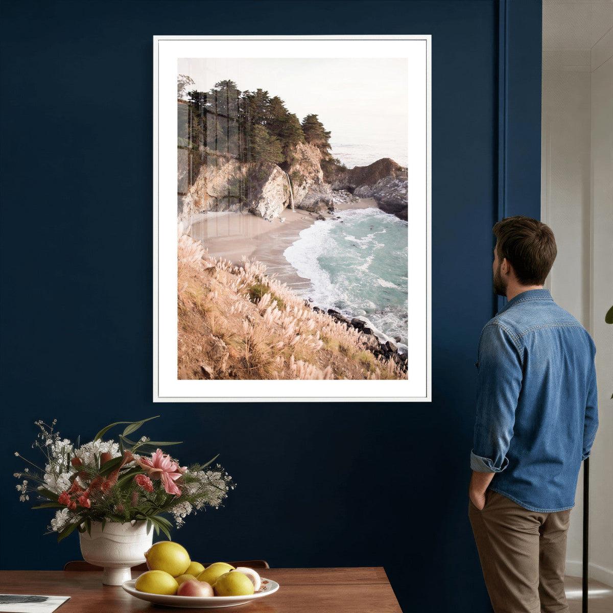 McWay Falls Canvas Wall Art, Big Sur California Photography