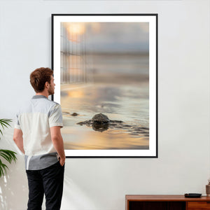 Sea Turtle Hatchling Wall Art Canvas Print – Soft Coastal