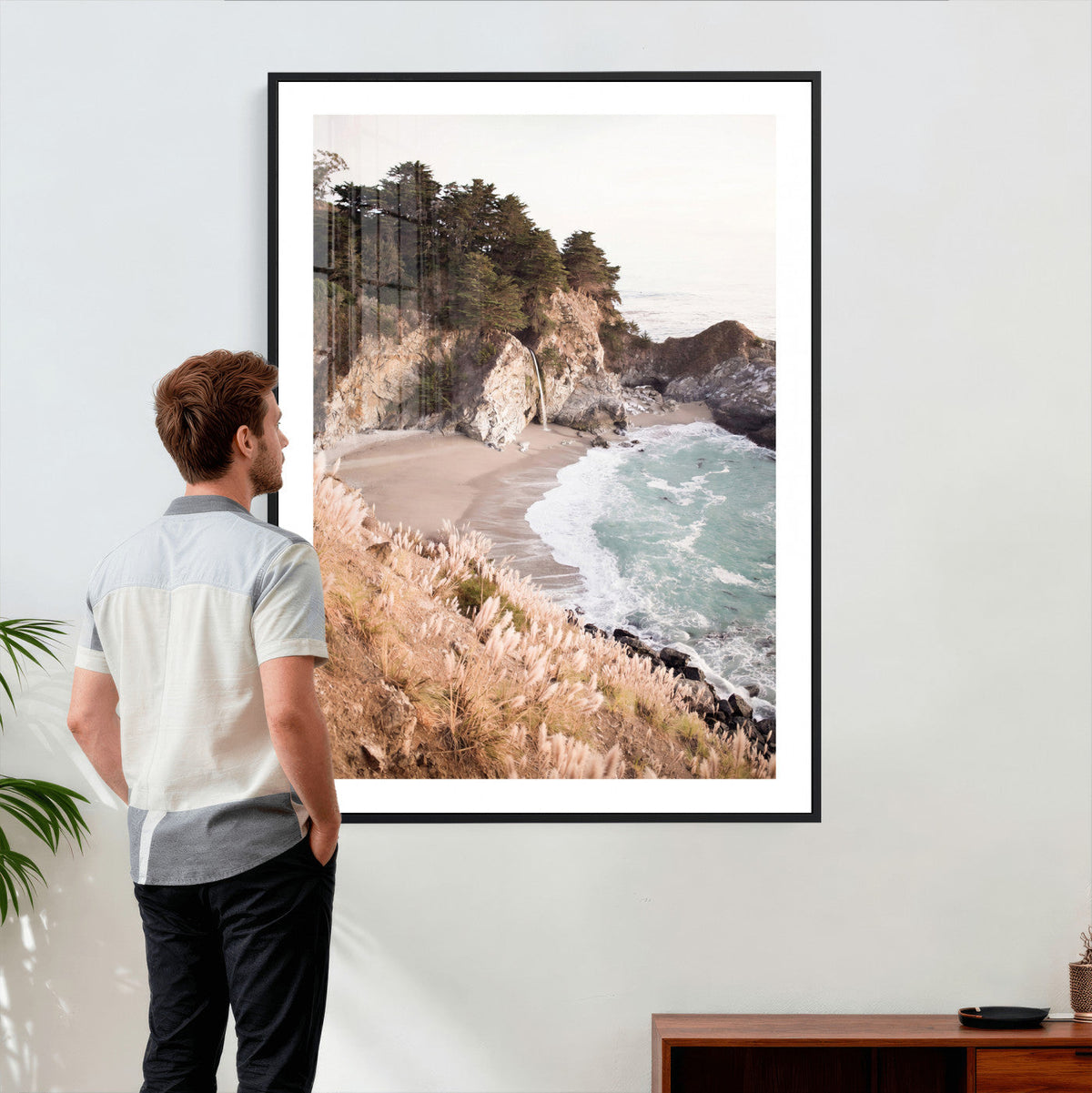 McWay Falls Canvas Wall Art, Big Sur California Photography