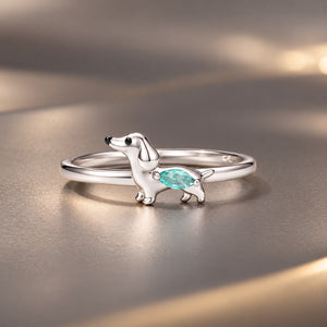 925 Sterling Silver White Gold Plated Transparent Glass Enamel Size E Ring for Women