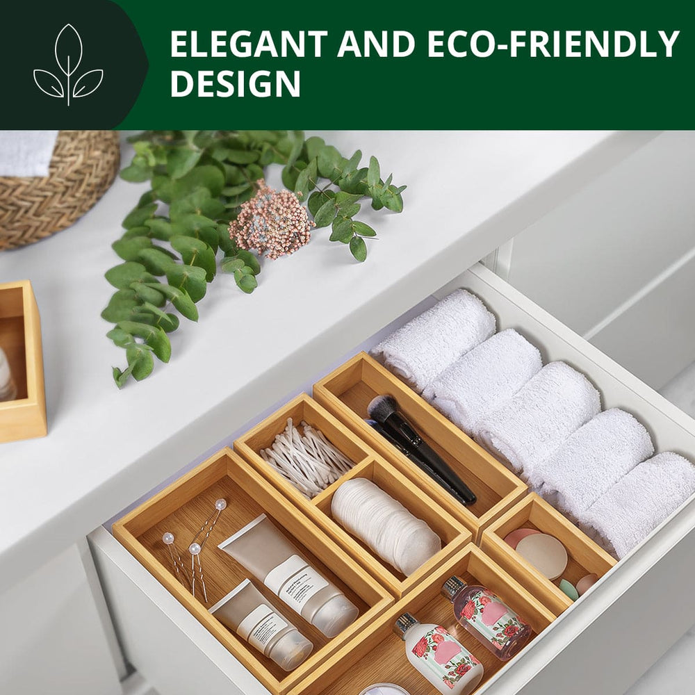Storage Box Set of 5, Natural