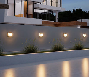 Solar LED Address Sign – Waterproof House Number Plaque, Customizable Numbers & Letters, Auto Dusk-to-Dawn Light, 8.1 x 6.9 Inches