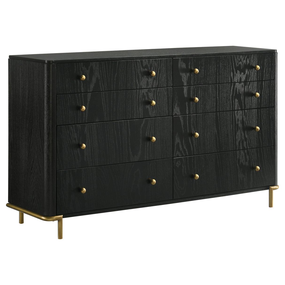 Arini 5-piece California King Bedroom Set Black and Natural