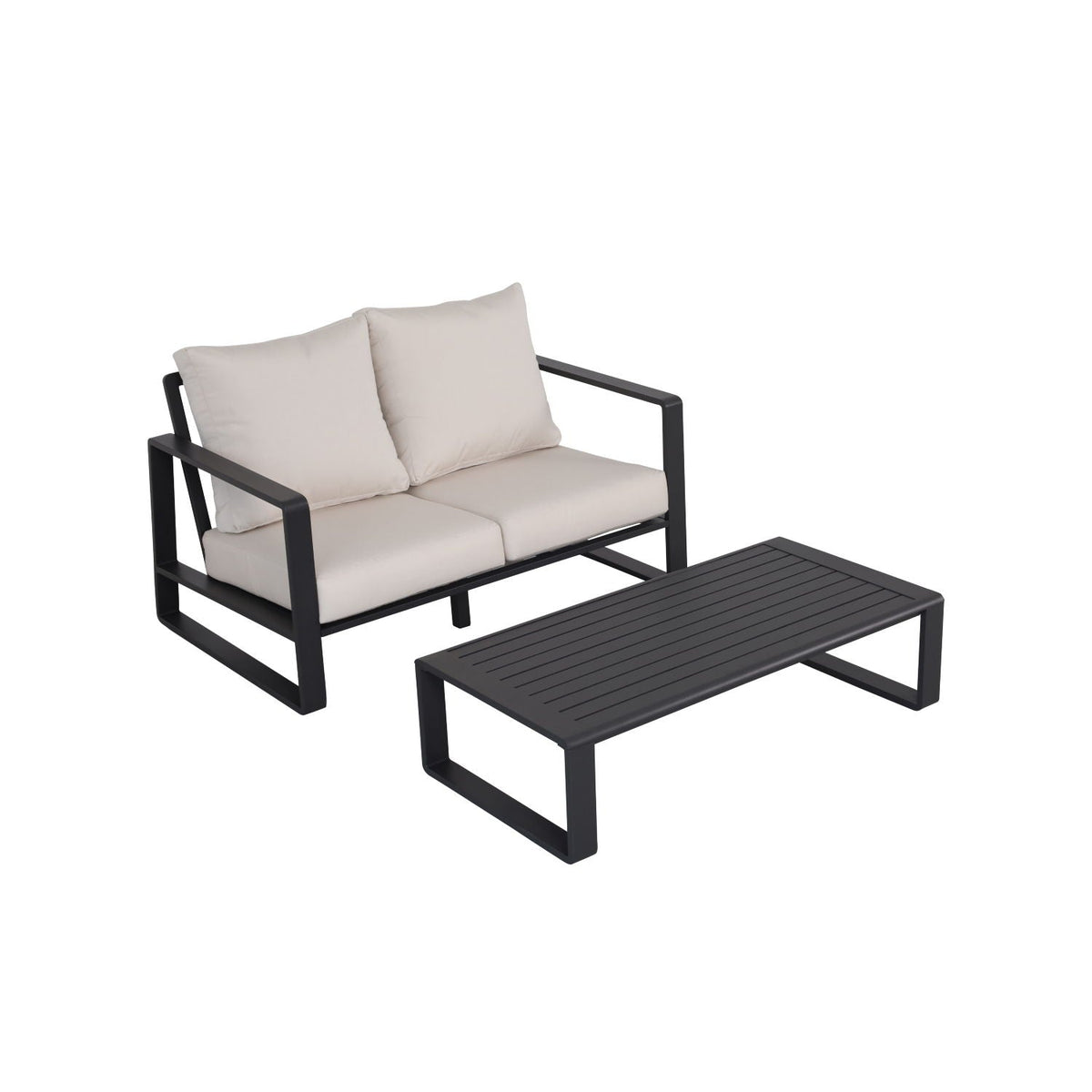 Sofa With Rectangular Coffee Table