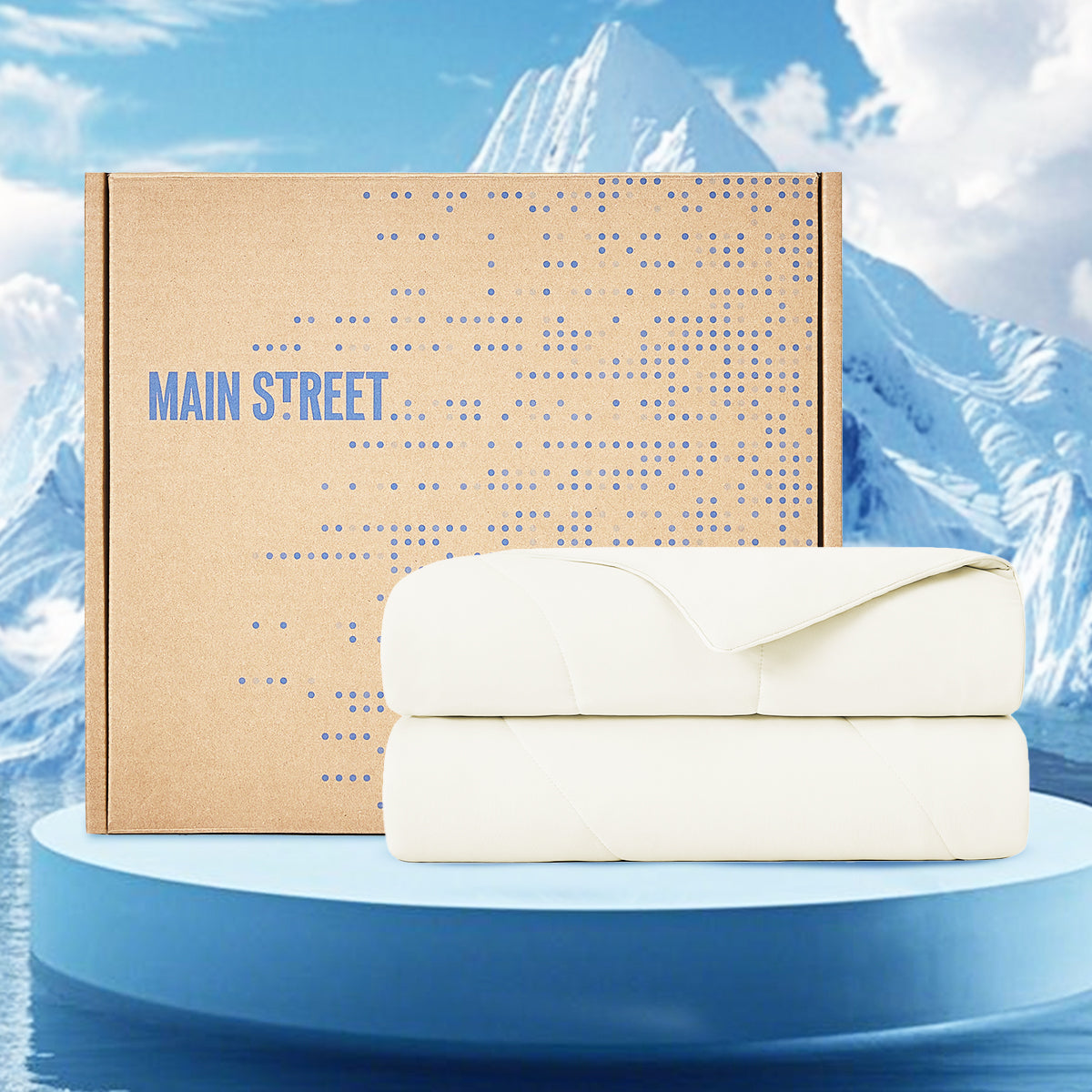 1-Piece 90x90" Cooling DA Comforter